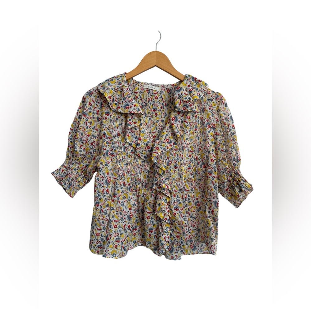 DOEN HENRI TOP XL in Wild Clover Floral